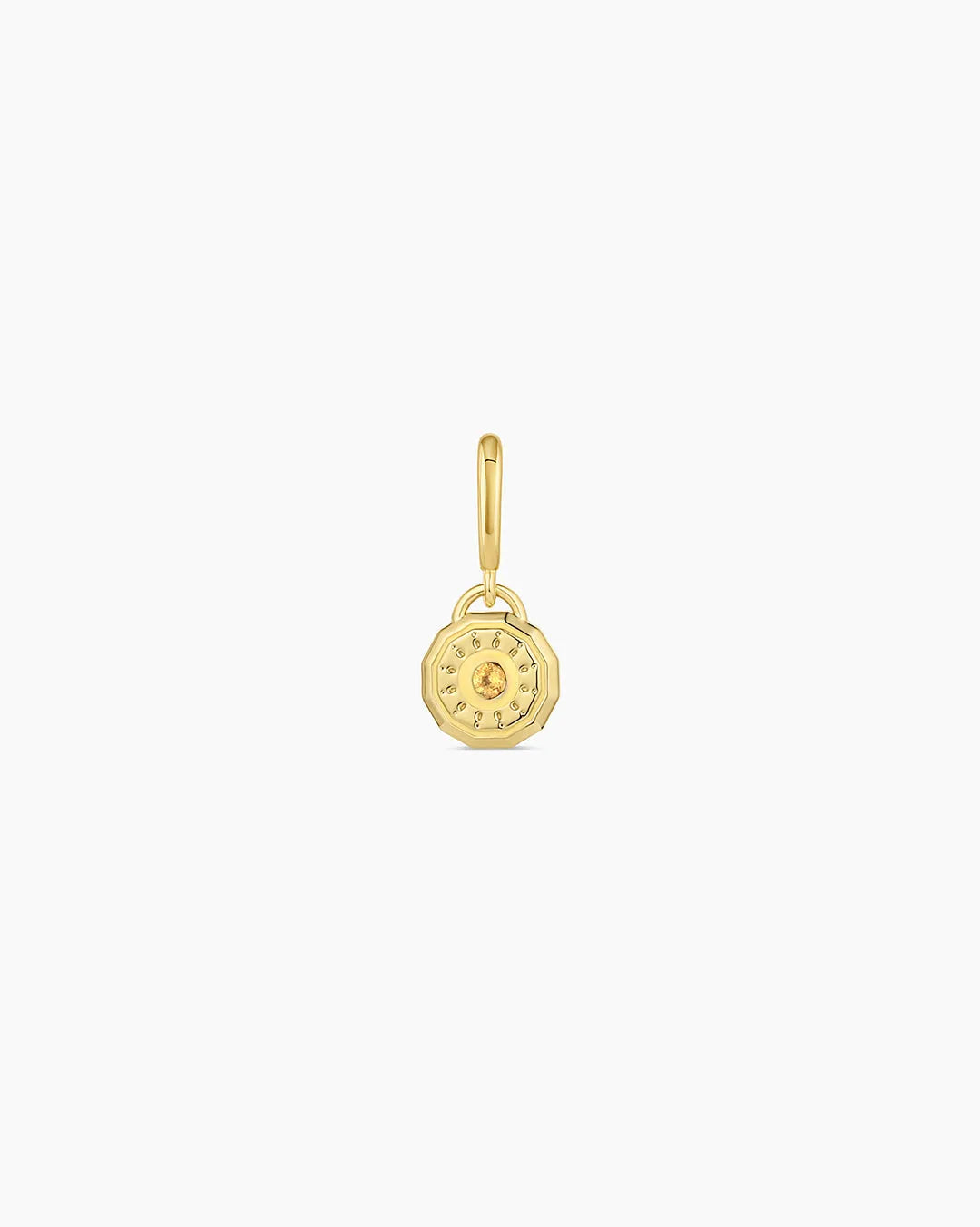 Birthstone Parker Charm in 18K Gold Plated