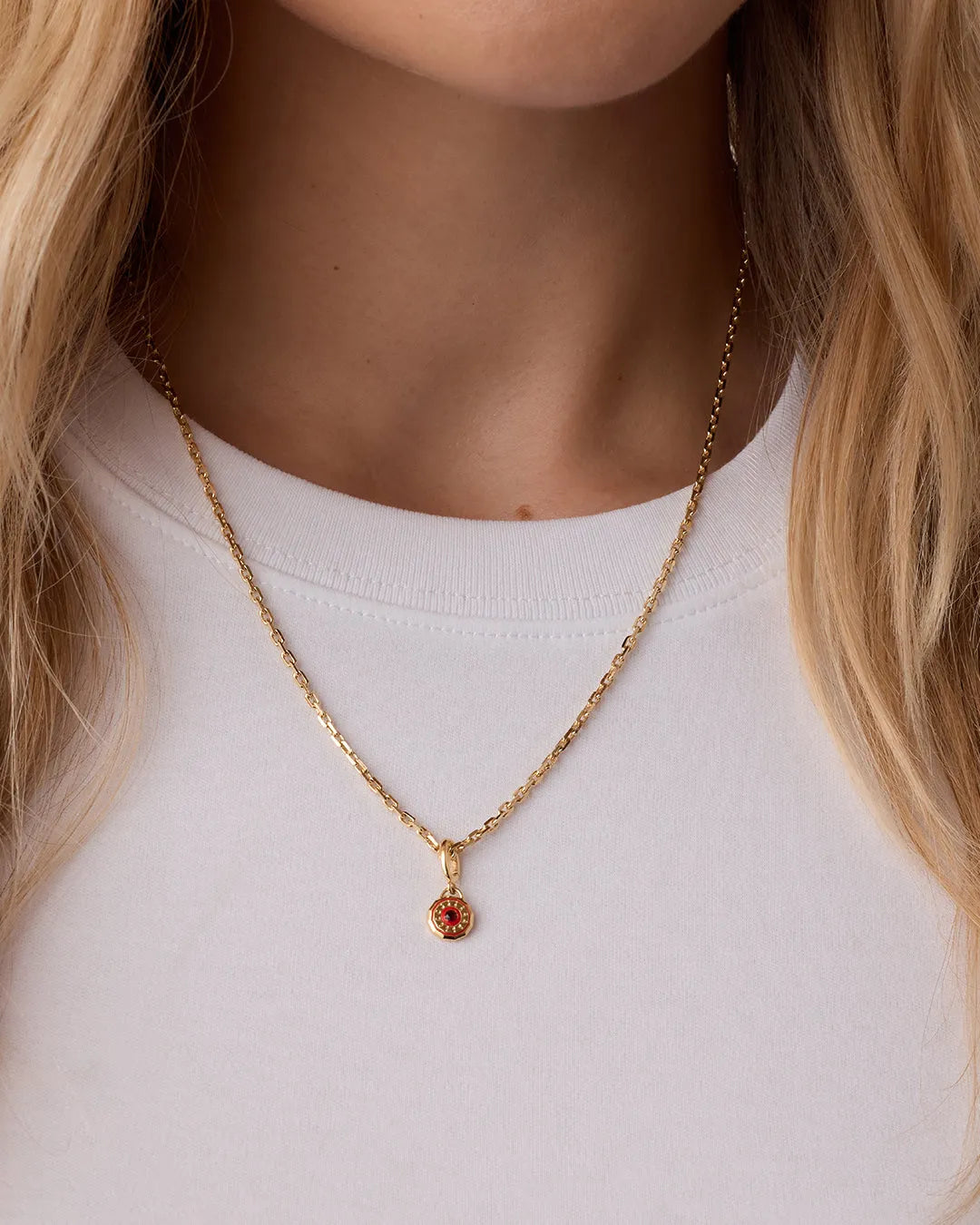 Birthstone Parker Charm in 18K Gold Plated