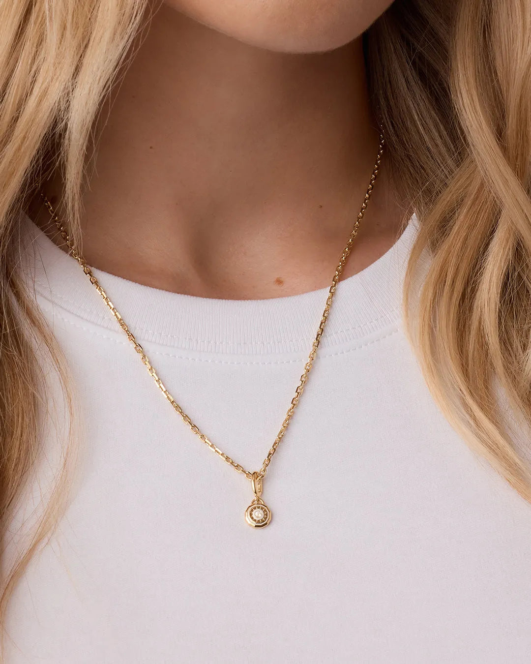 Birthstone Parker Charm in 18K Gold Plated