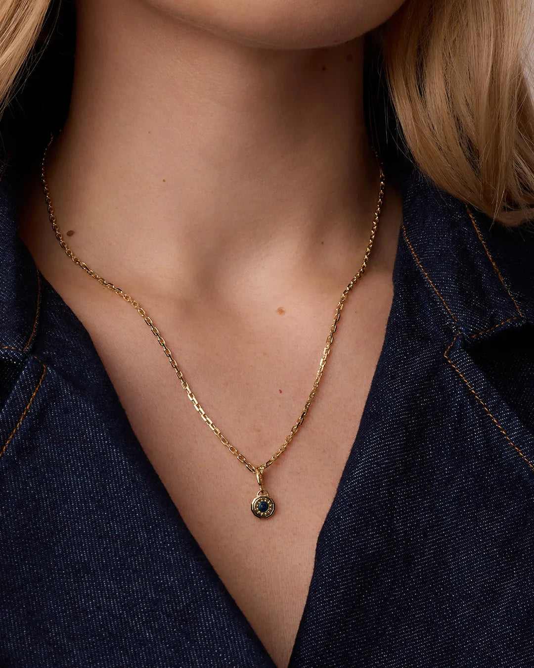Birthstone Parker Charm in 18K Gold Plated
