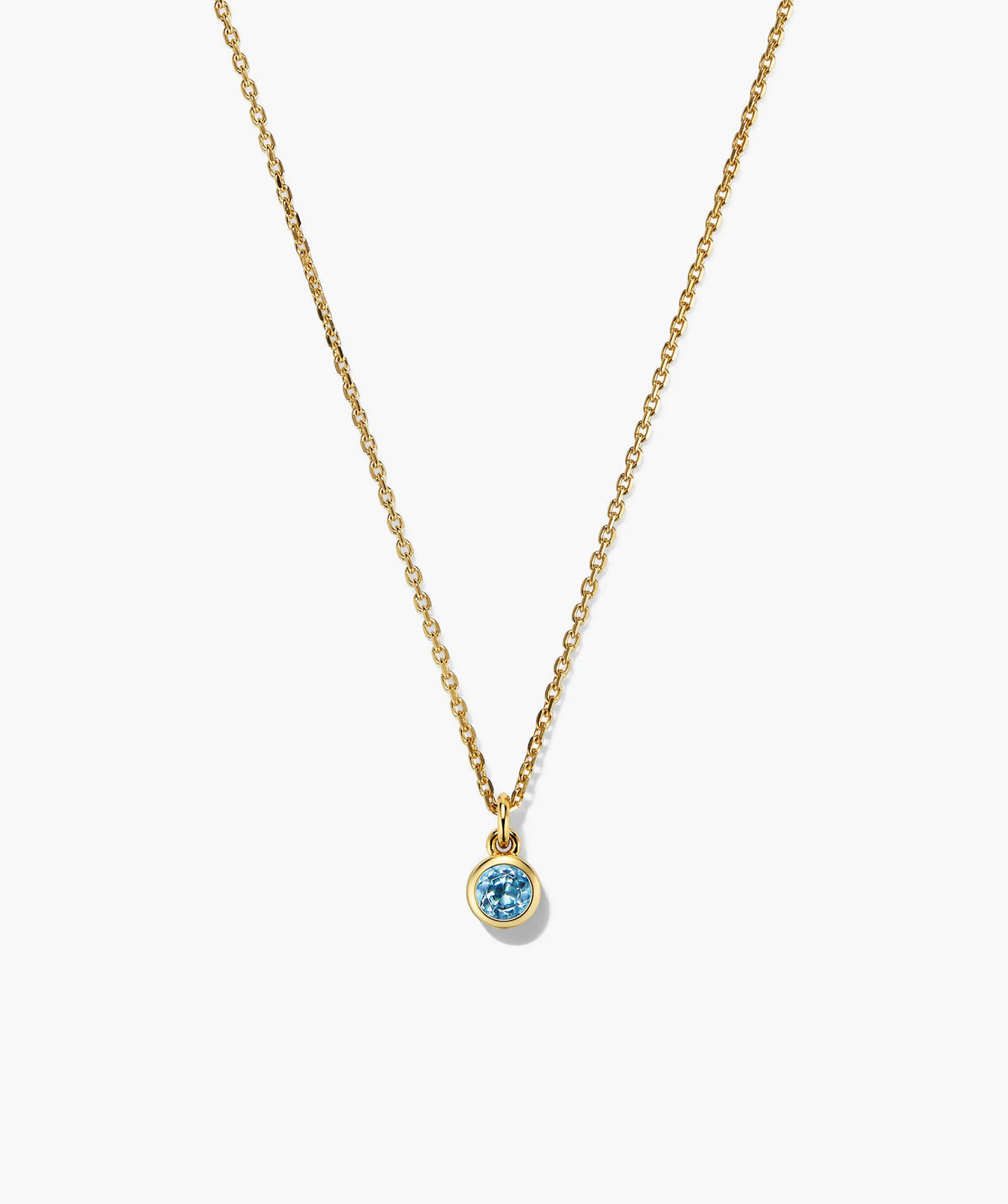 Birthstone Pendant Necklace