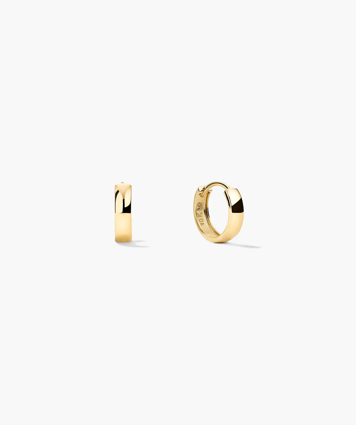 Bold Huggie Hoop Earrings