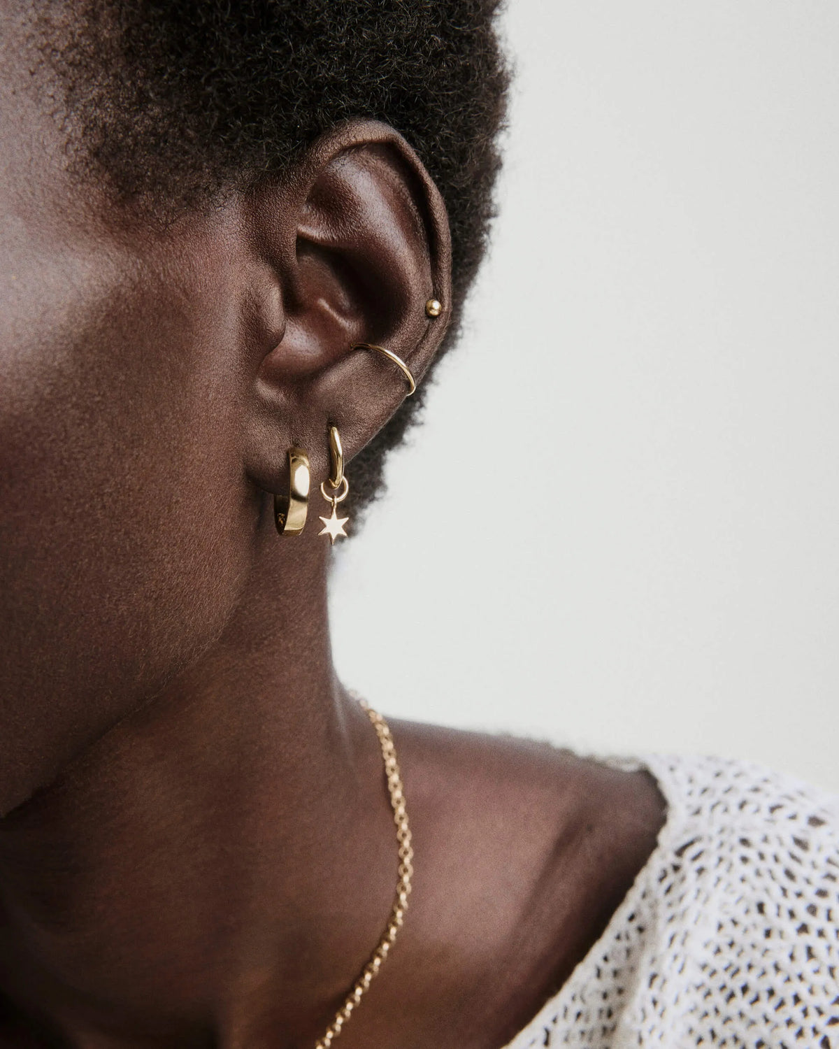 Bold Small Hoop Earrings