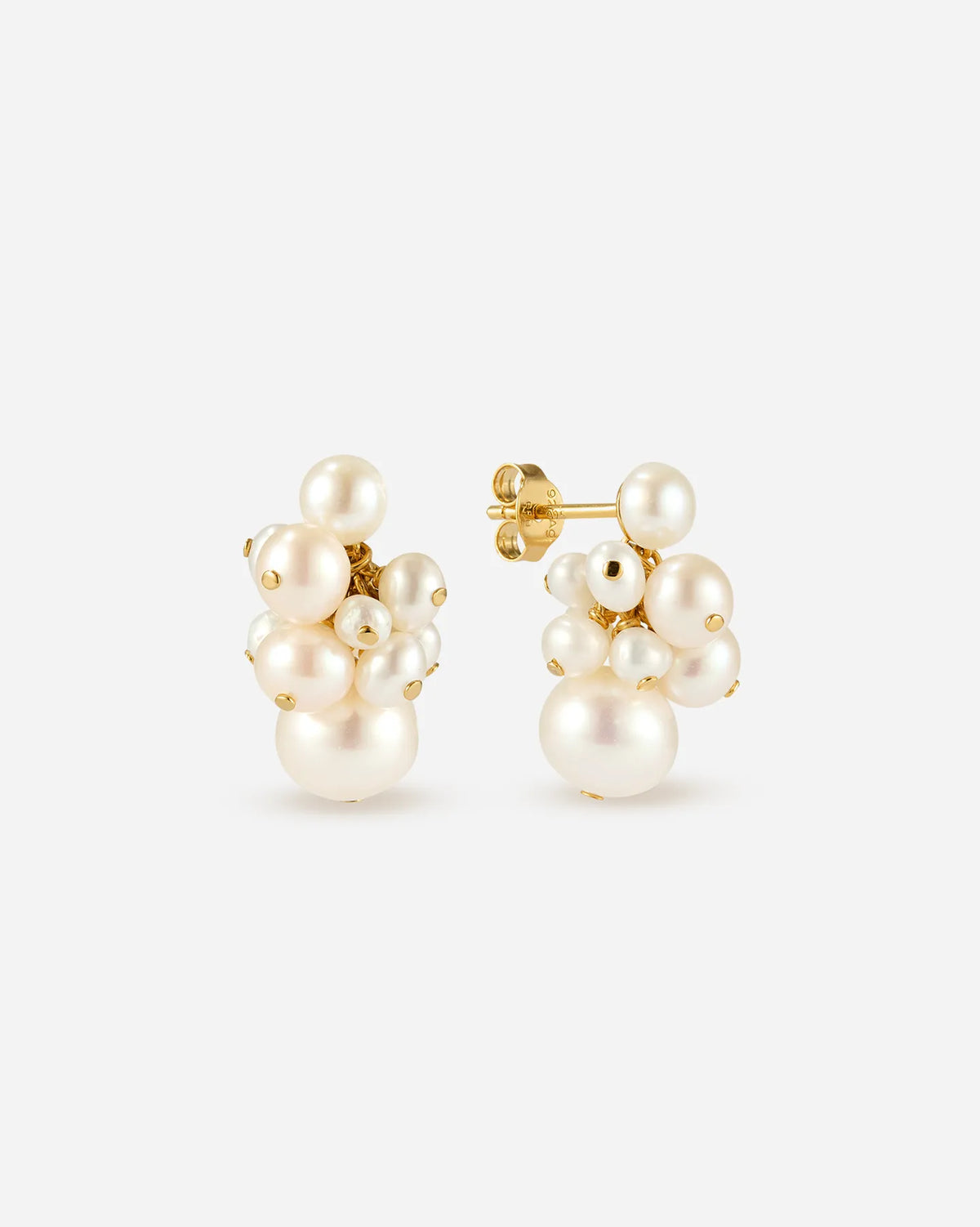 Bordeaux Pearl Stud Earrings