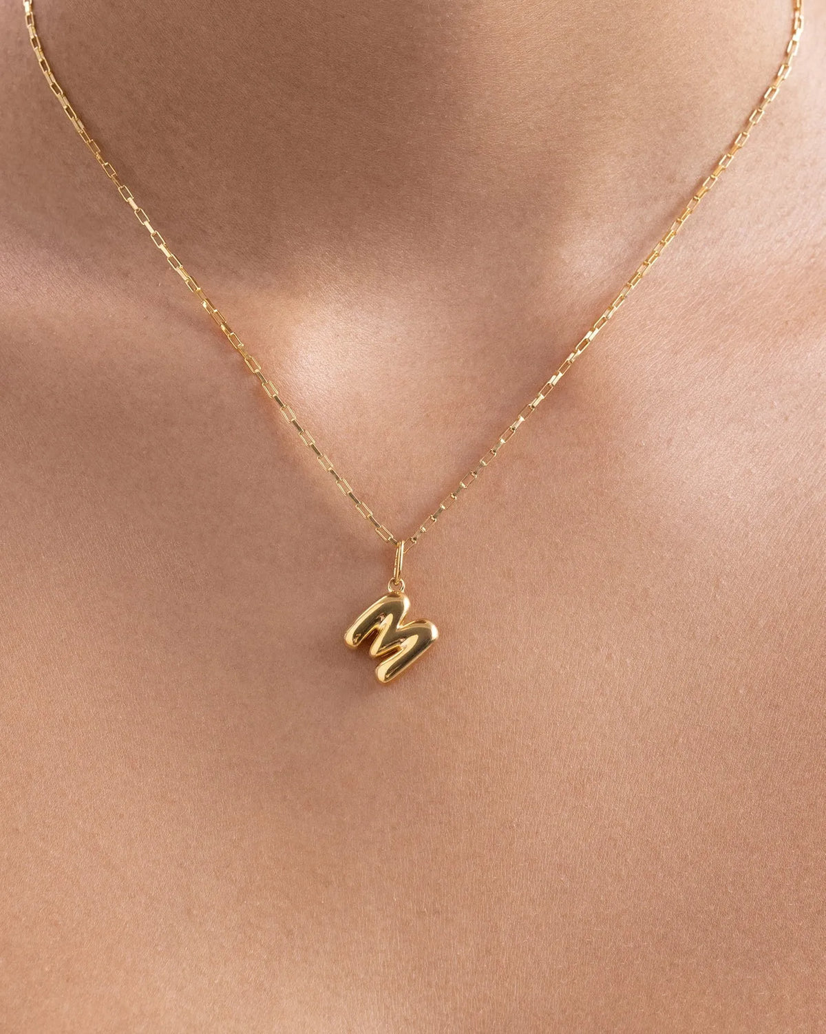 Bubble Letter Charm
