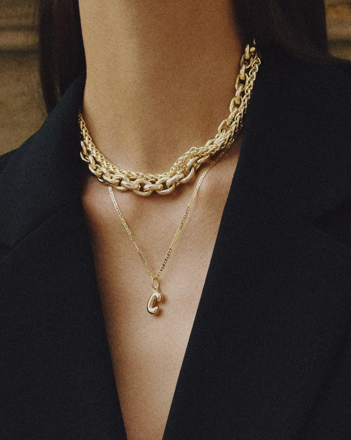 Bubble Letter Charm