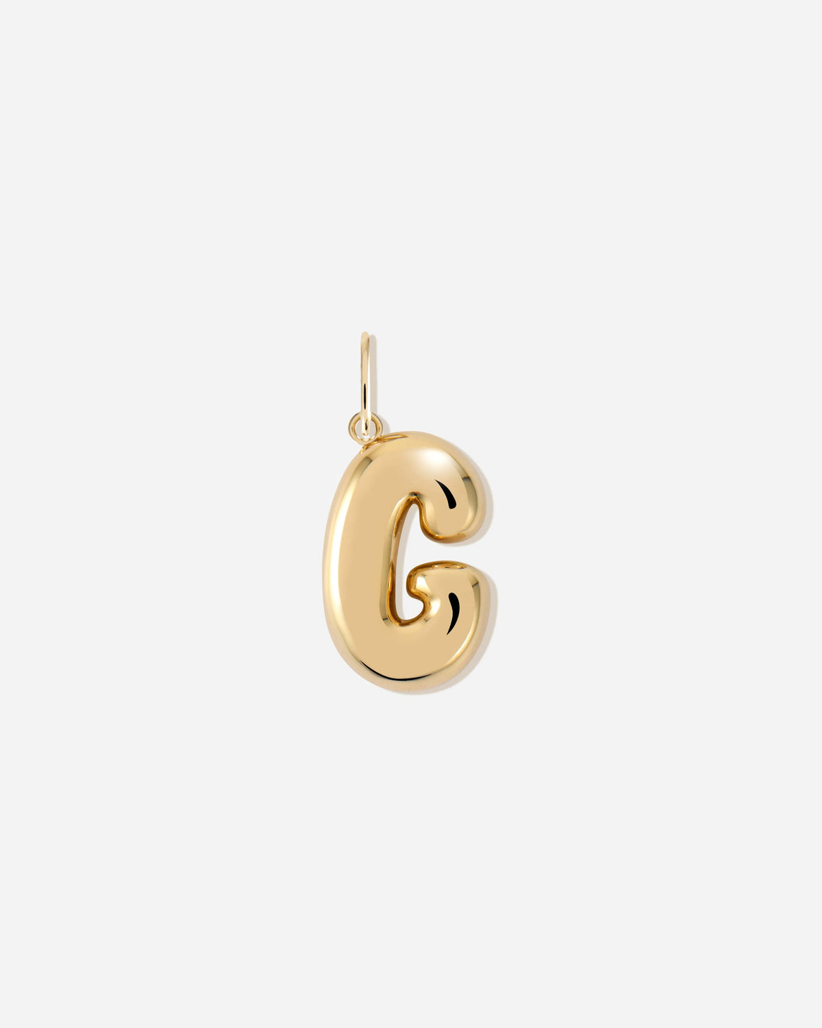 Bubble Letter Large Charm