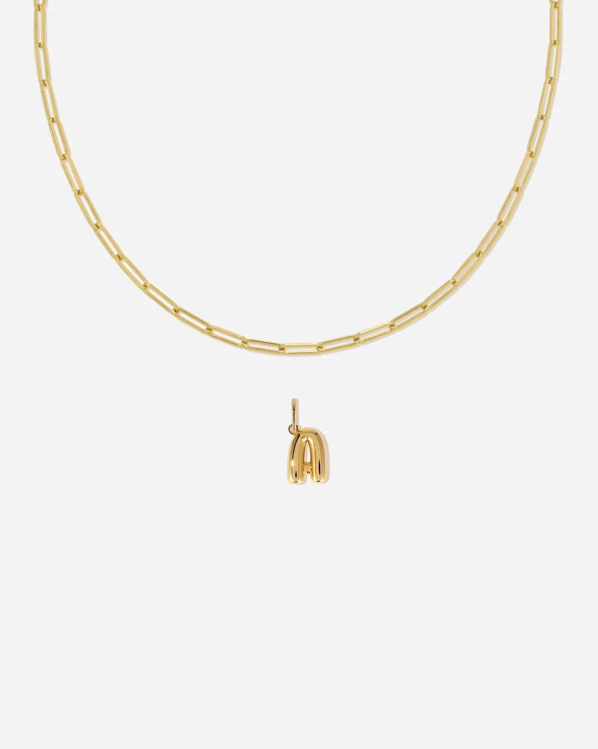 Bubble Letter Necklace Set