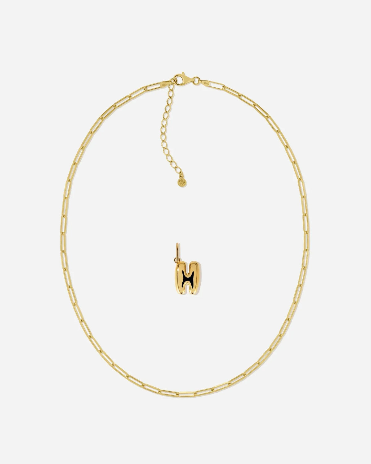 Bubble Letter Necklace Set