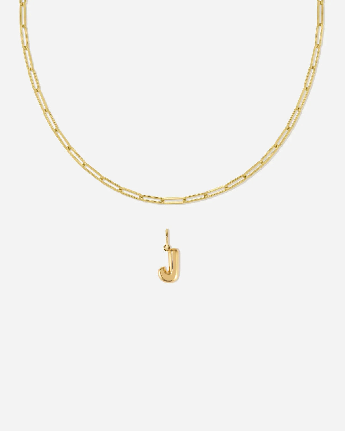 Bubble Letter Necklace Set