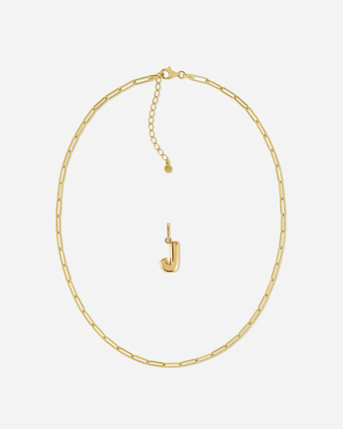 Bubble Letter Necklace Set