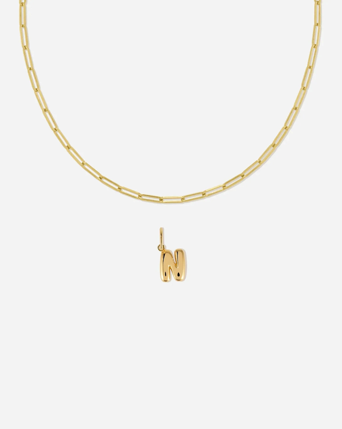Bubble Letter Necklace Set