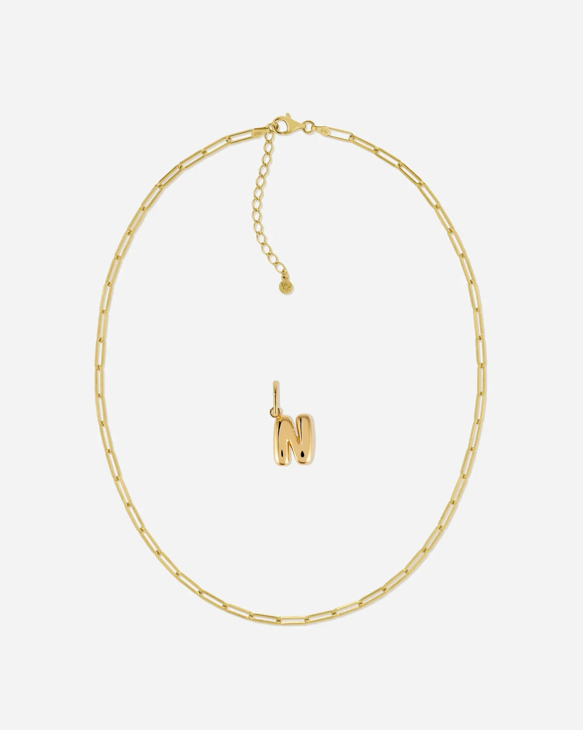 Bubble Letter Necklace Set