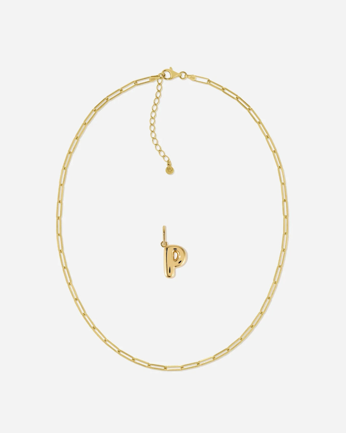 Bubble Letter Necklace Set