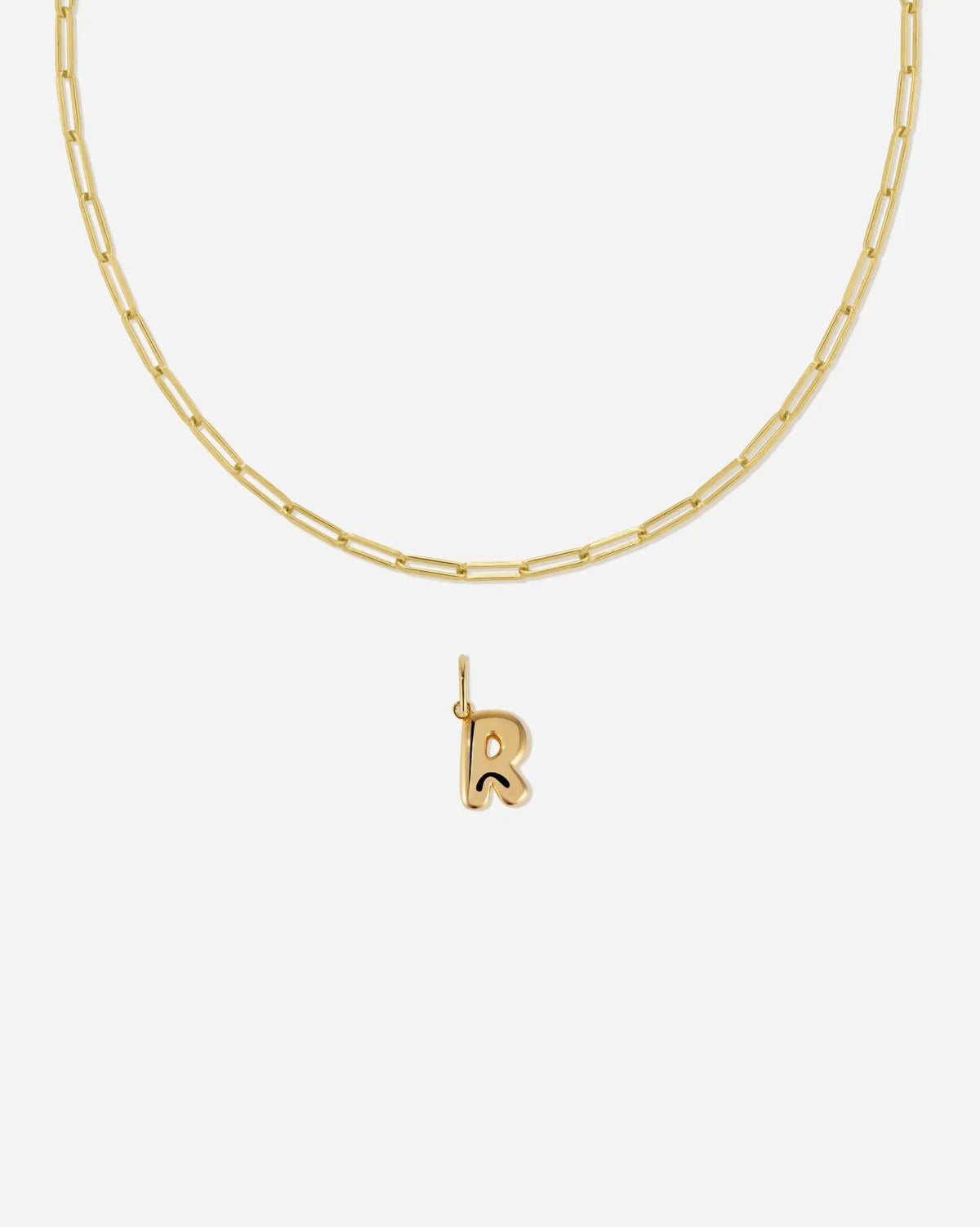 Bubble Letter Necklace Set