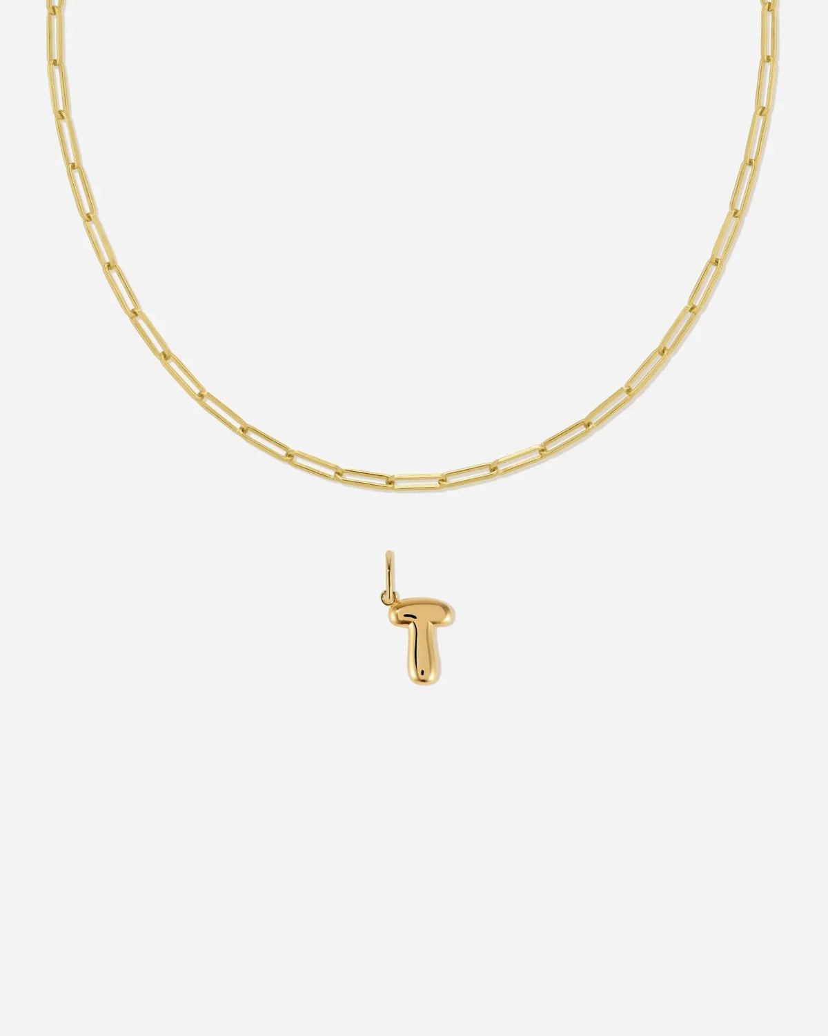 Bubble Letter Necklace Set
