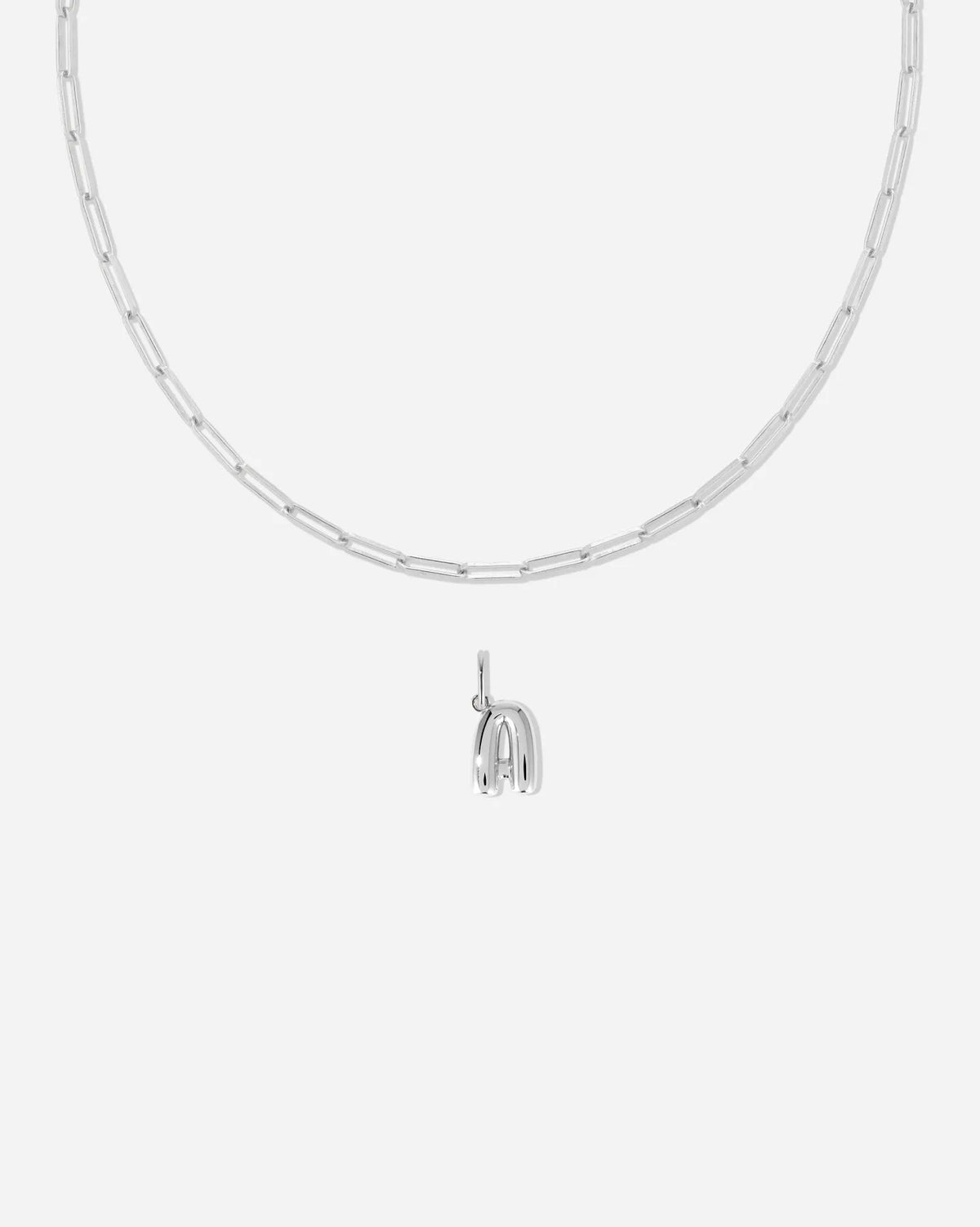 Bubble Letter Necklace Set