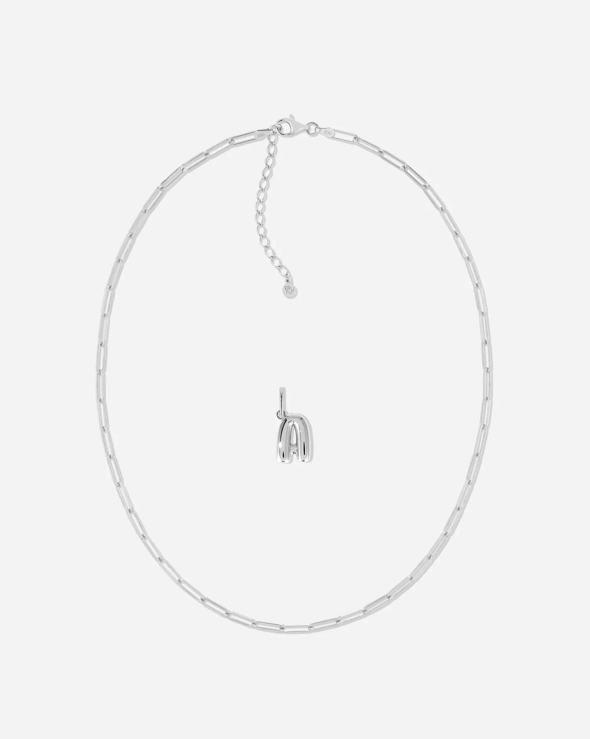 Bubble Letter Necklace Set