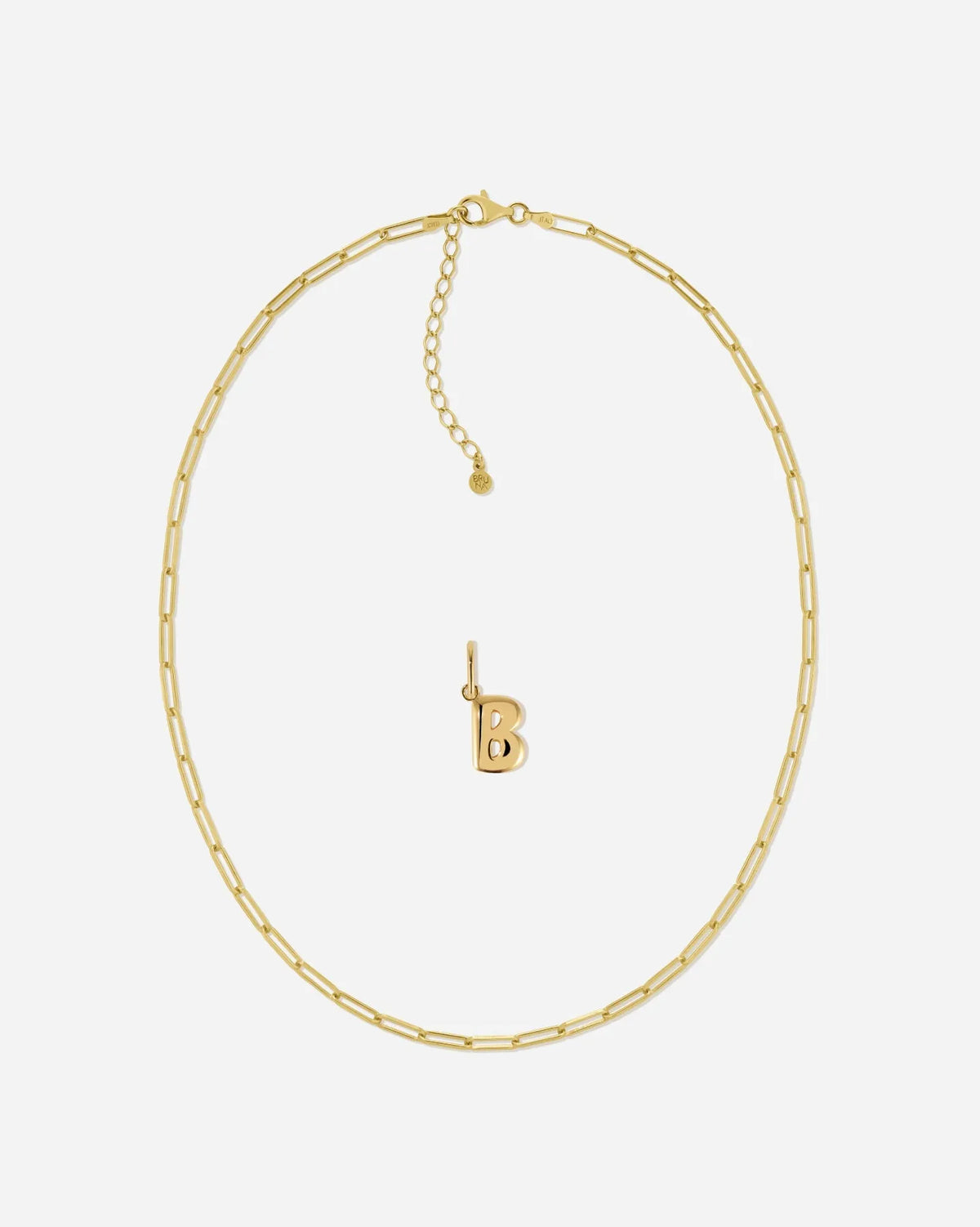 Bubble Letter Necklace Set