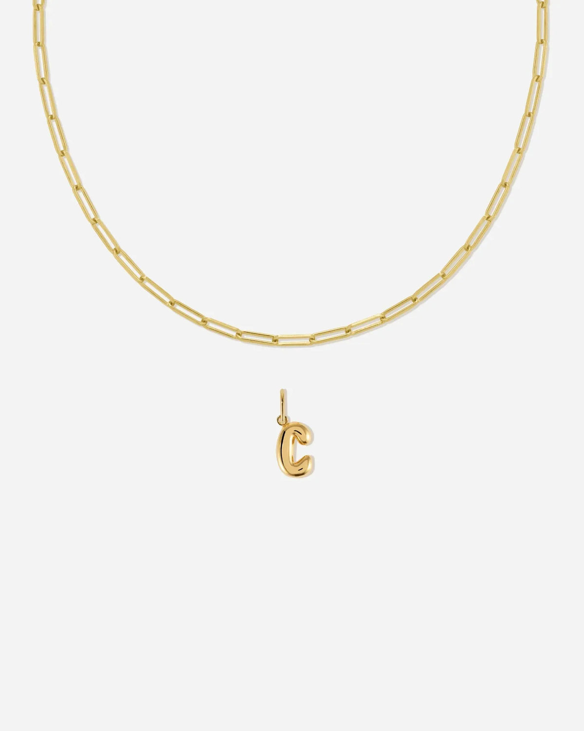 Bubble Letter Necklace Set