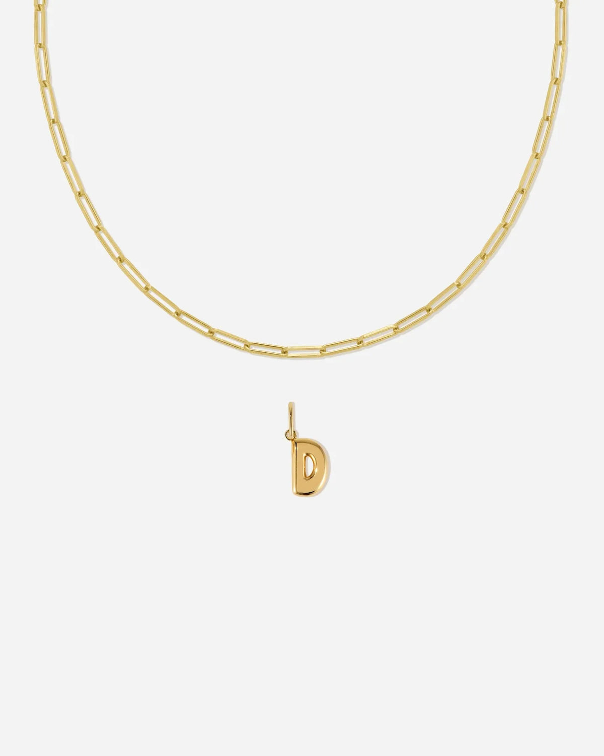 Bubble Letter Necklace Set
