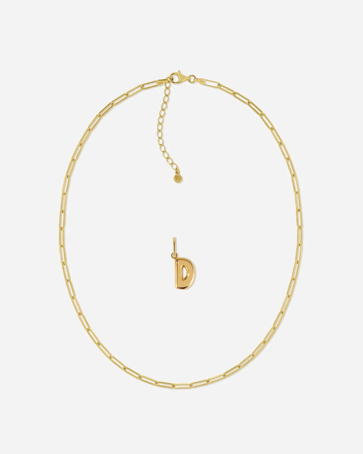 Bubble Letter Necklace Set
