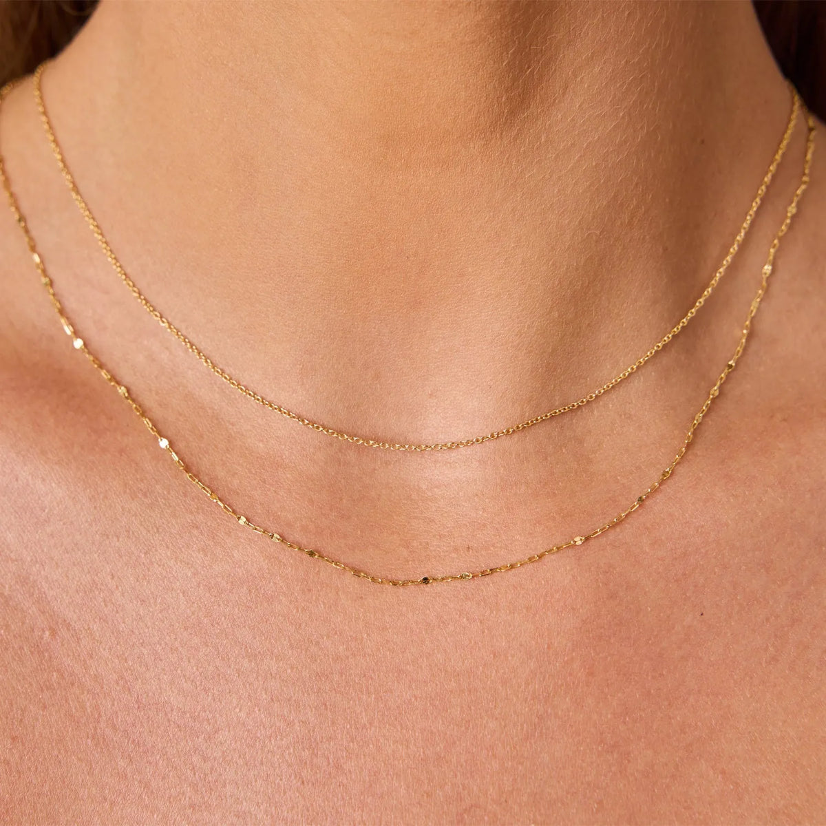 Cable Chain Necklace in 14K Gold