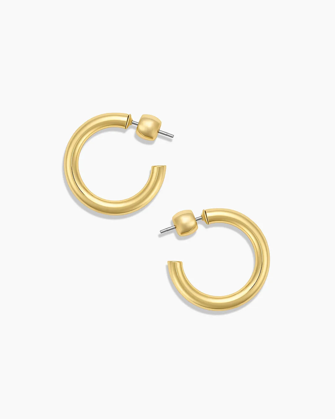 Carter Small Hoops in 18K Gold Plated