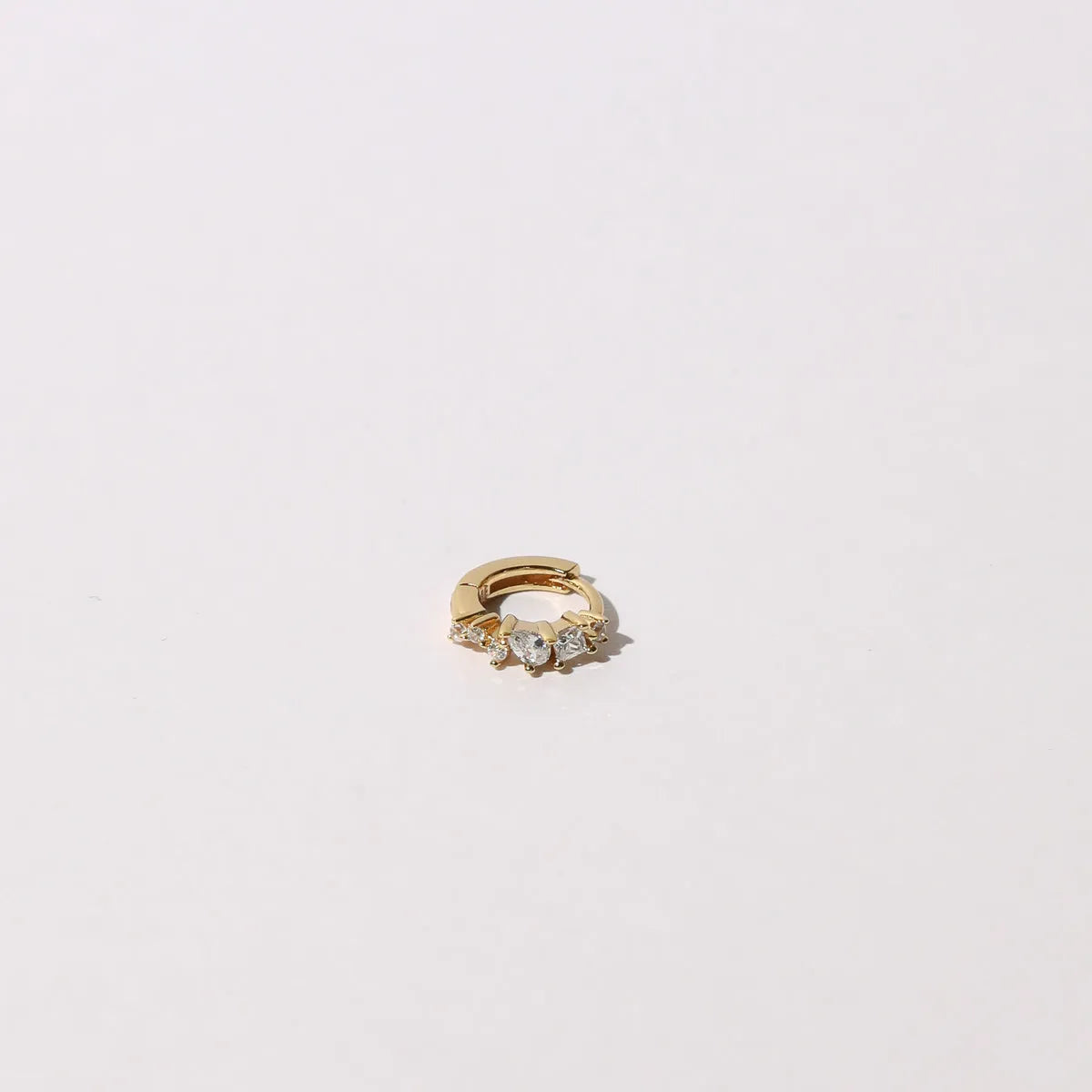 Celestial Crystal 0.26in Hoop in Gold