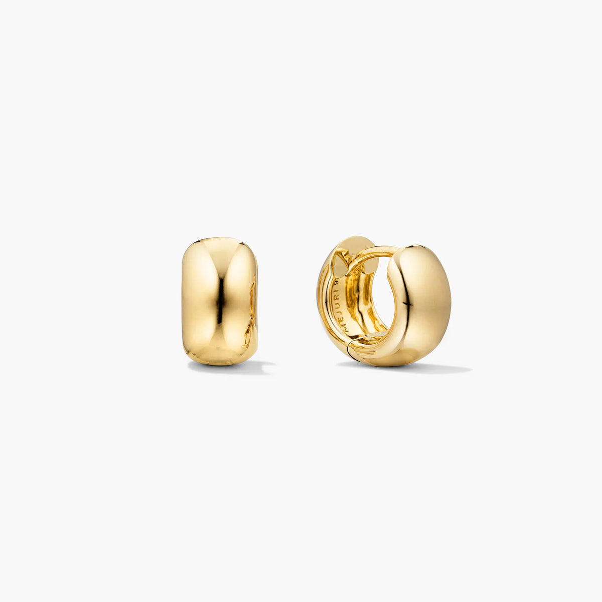 Chunky Huggie Hoop Earrings