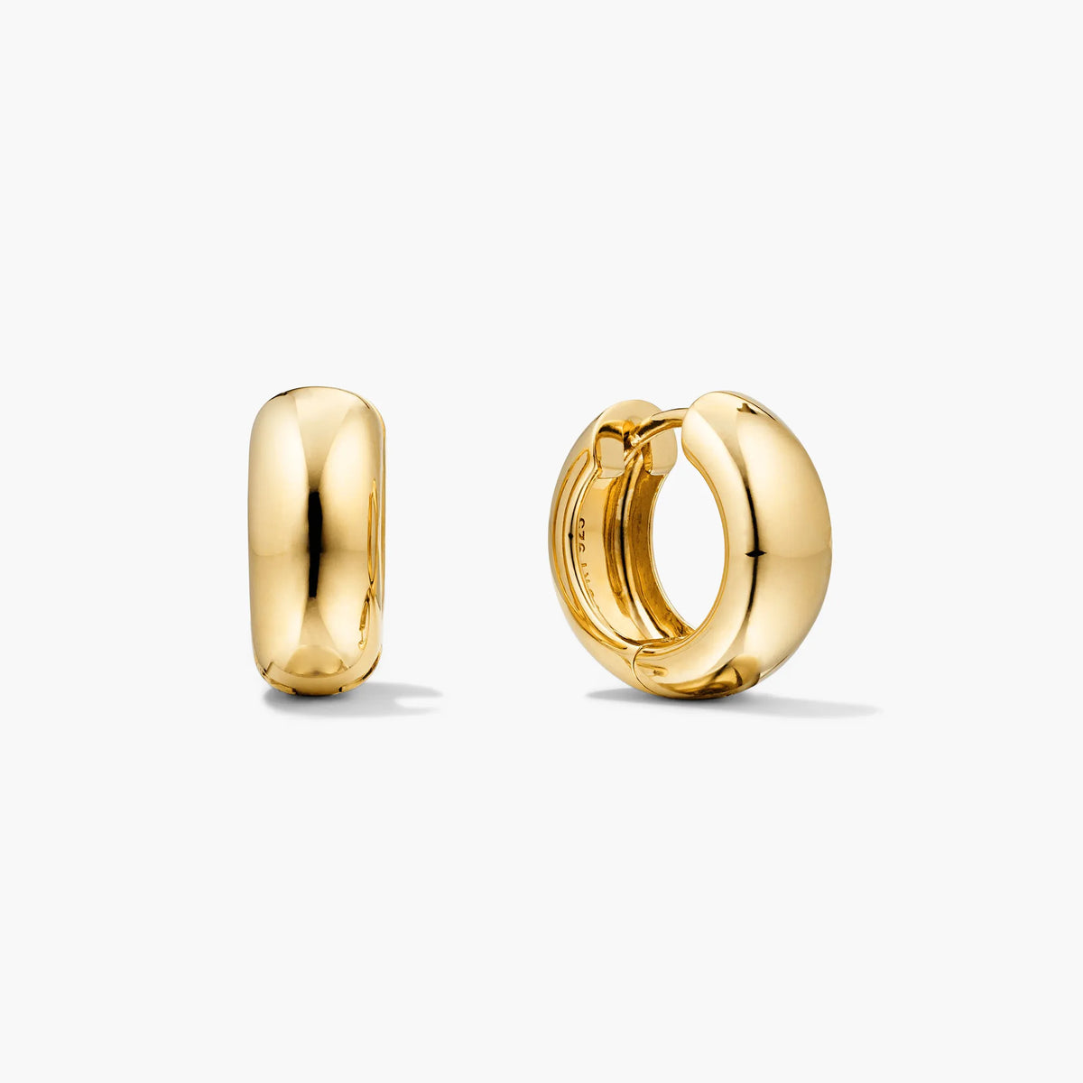 Chunky Medium Hoop Earrings