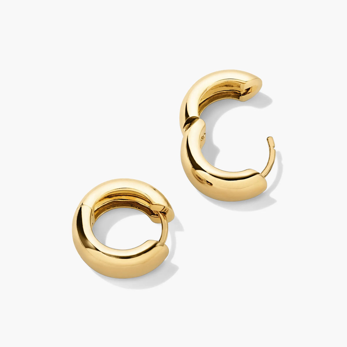 Chunky Medium Hoop Earrings