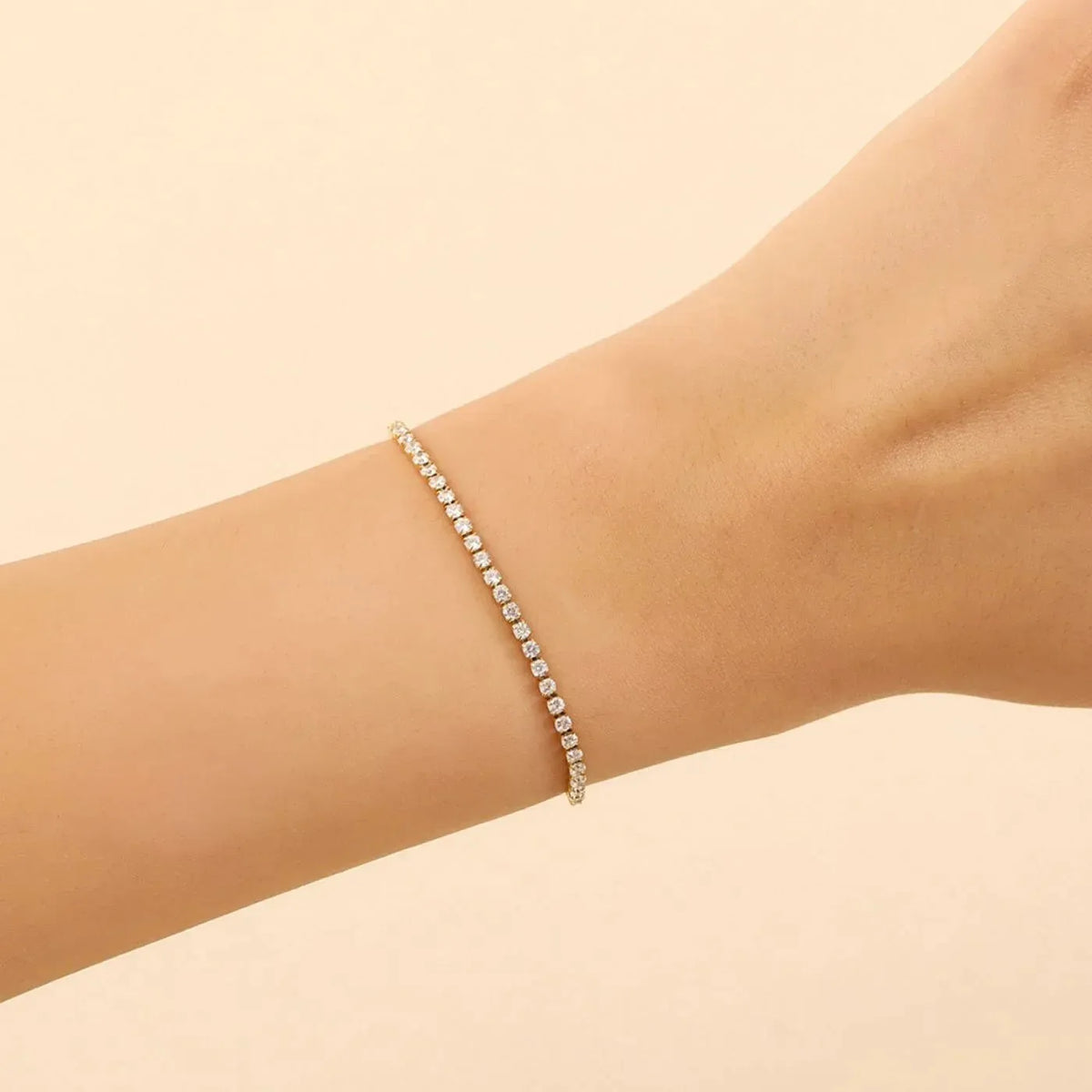 2mm Classic Crystal Tennis Bracelet
