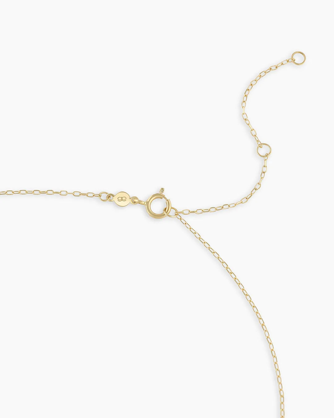 Classic Five Diamond Necklace in 14K Solid Gold