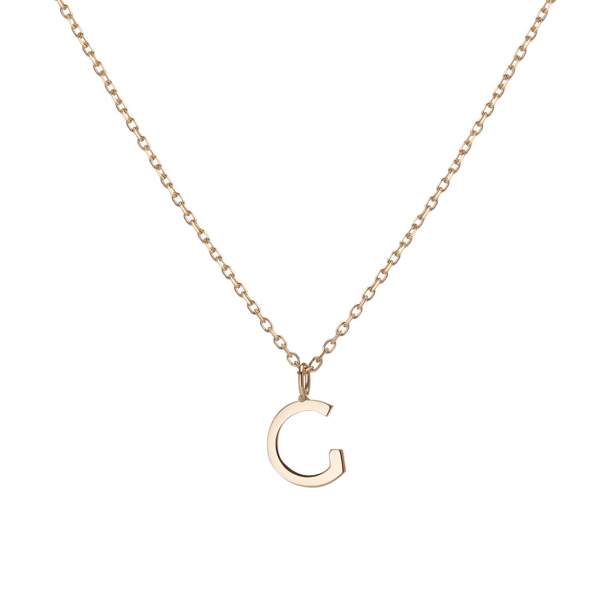 Classic Gold Letter Necklace