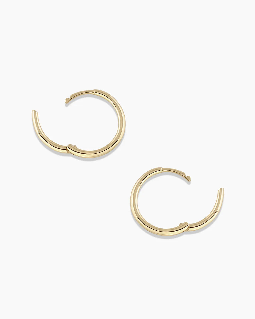 Classic Huggies in 14K Gold