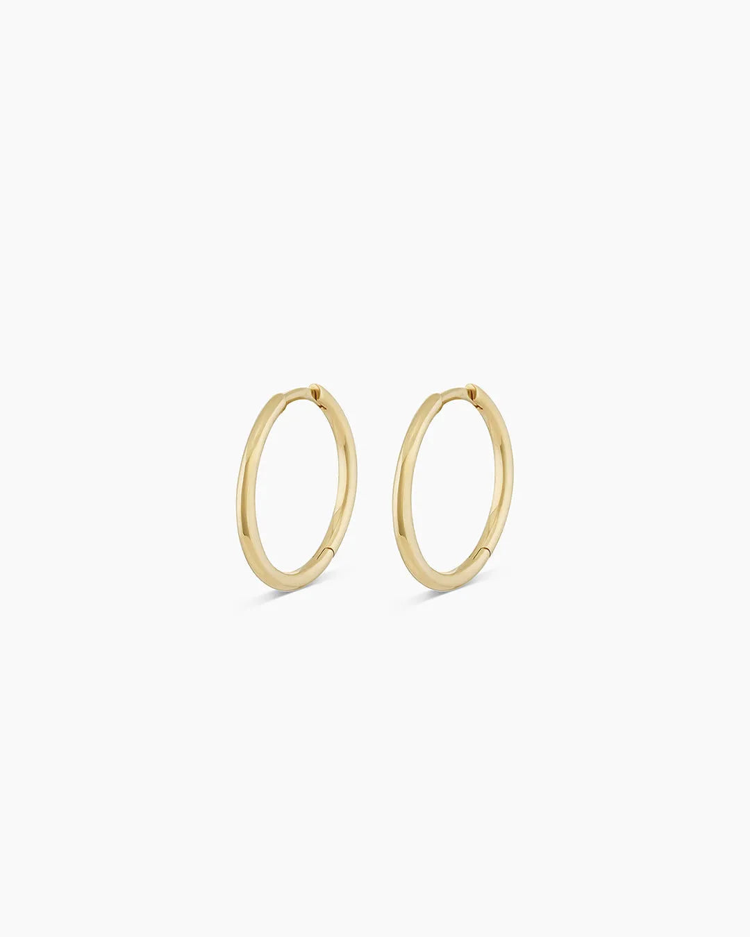 Classic Huggies in 14K Gold
