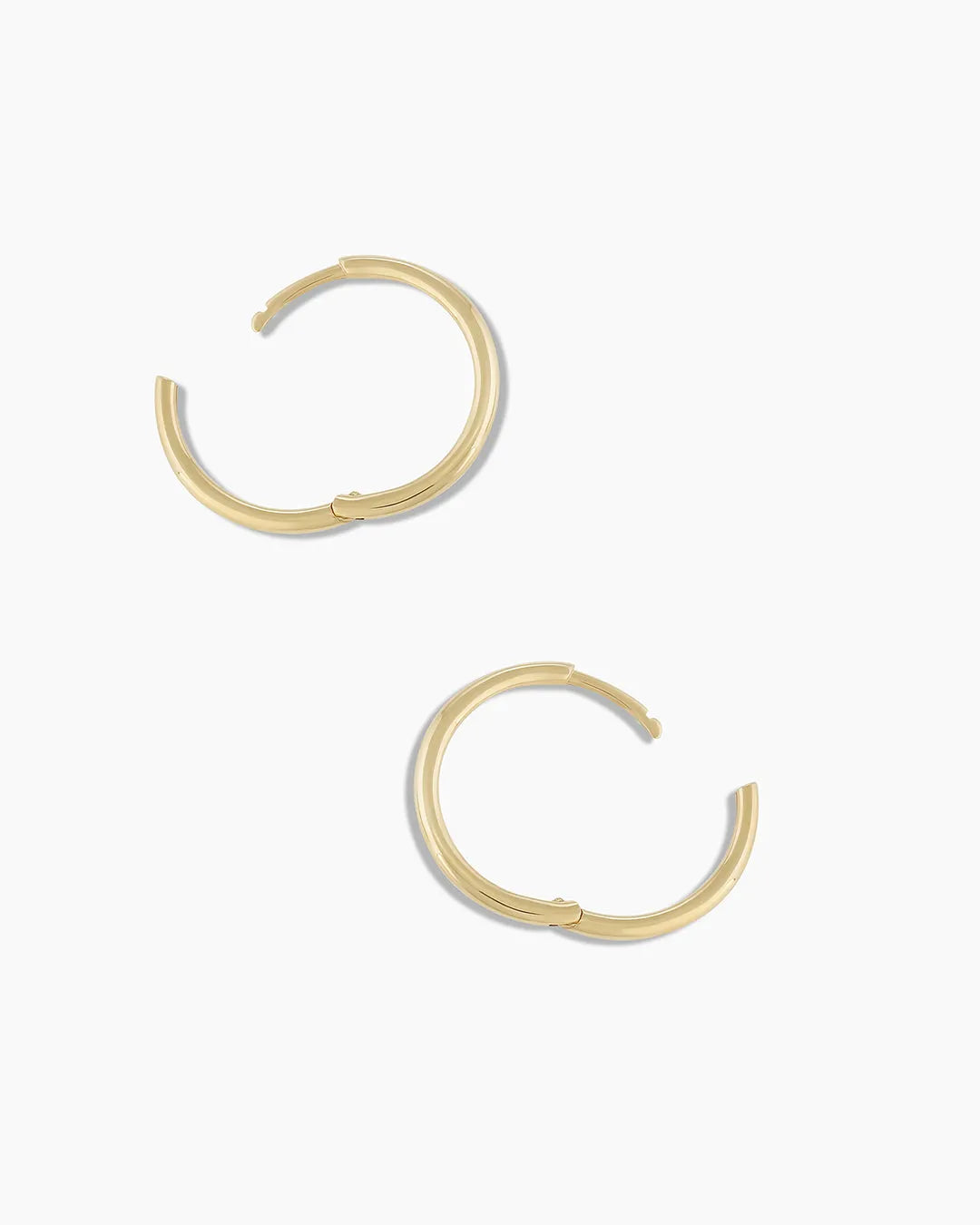 Classic Huggies in 14K Gold