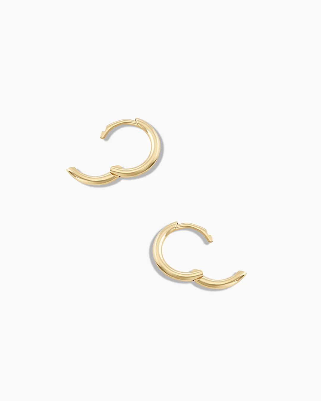 Classic Huggies in 14K Gold