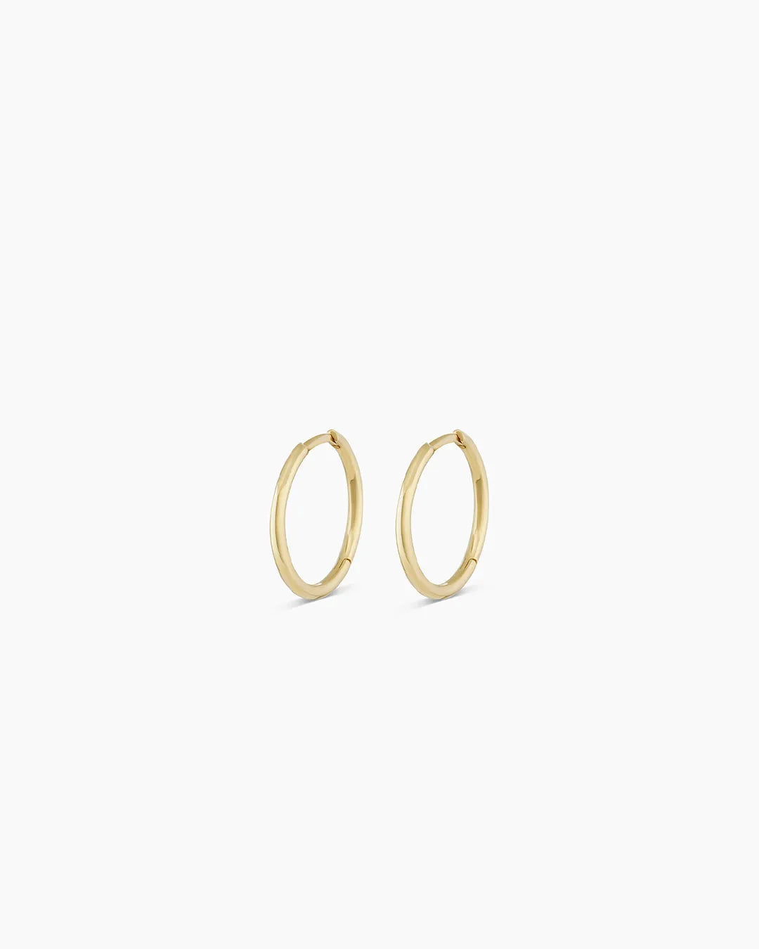 Classic Huggies in 14K Gold