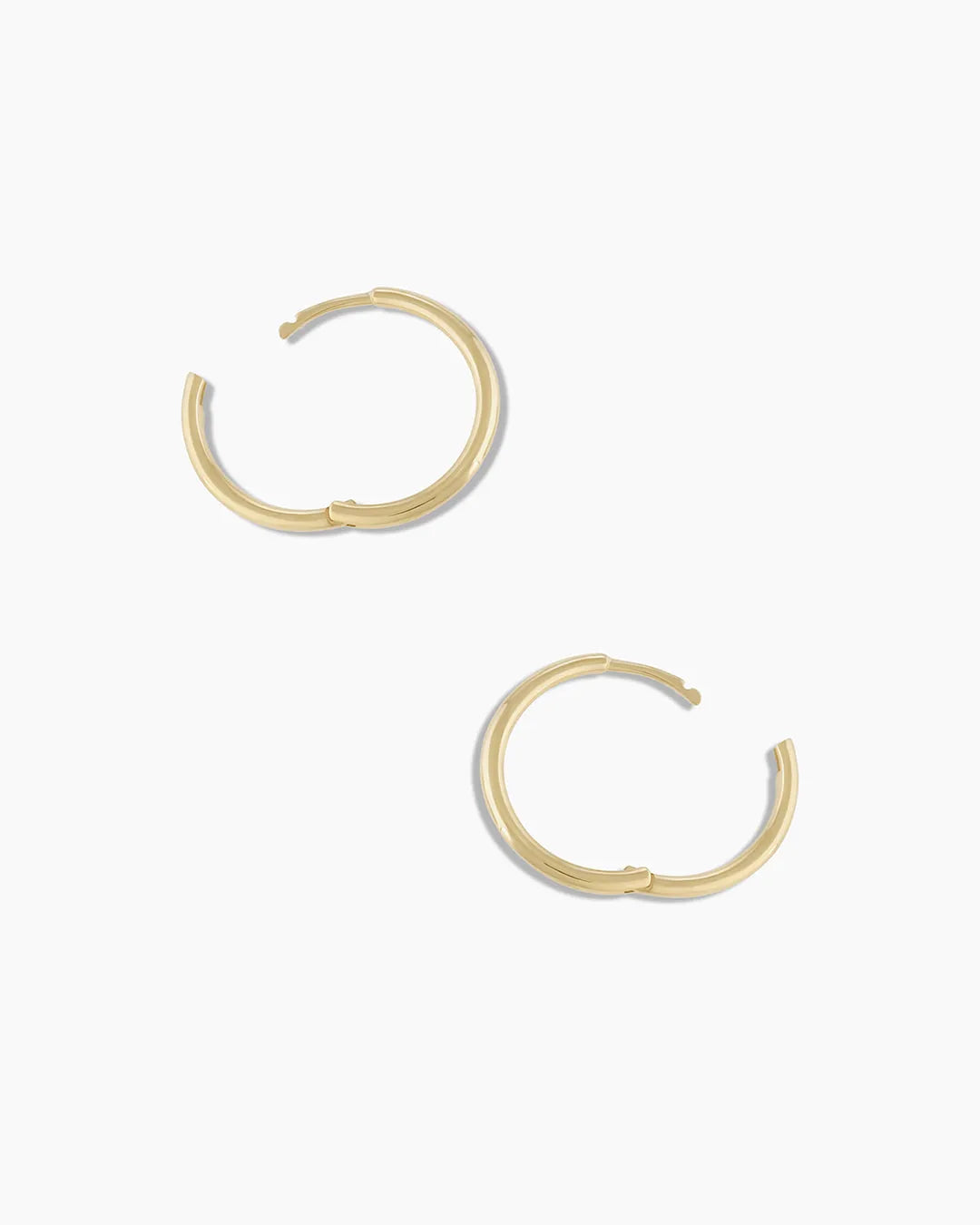 Classic Huggies in 14K Gold