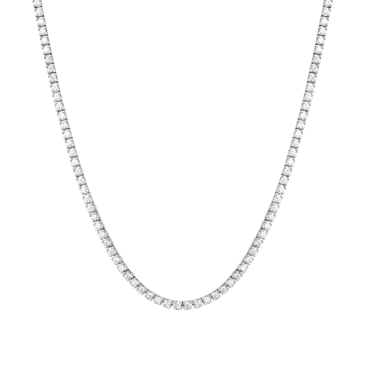 Classic Lab Grown Diamond Tennis Necklace