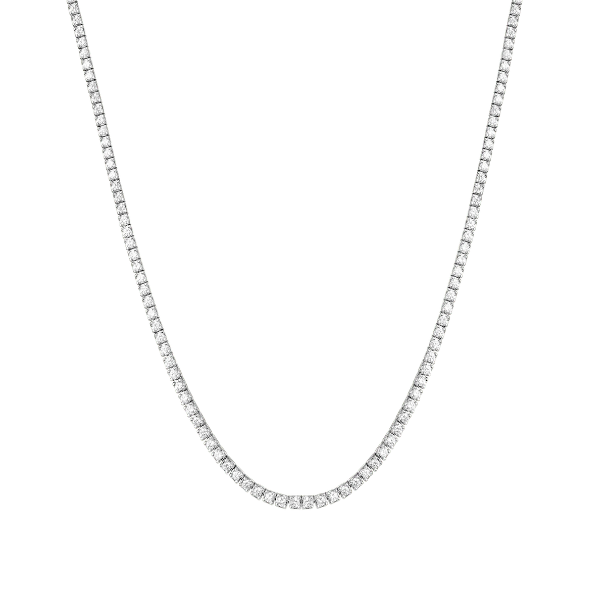 Classic Lab Grown Diamond Tennis Necklace