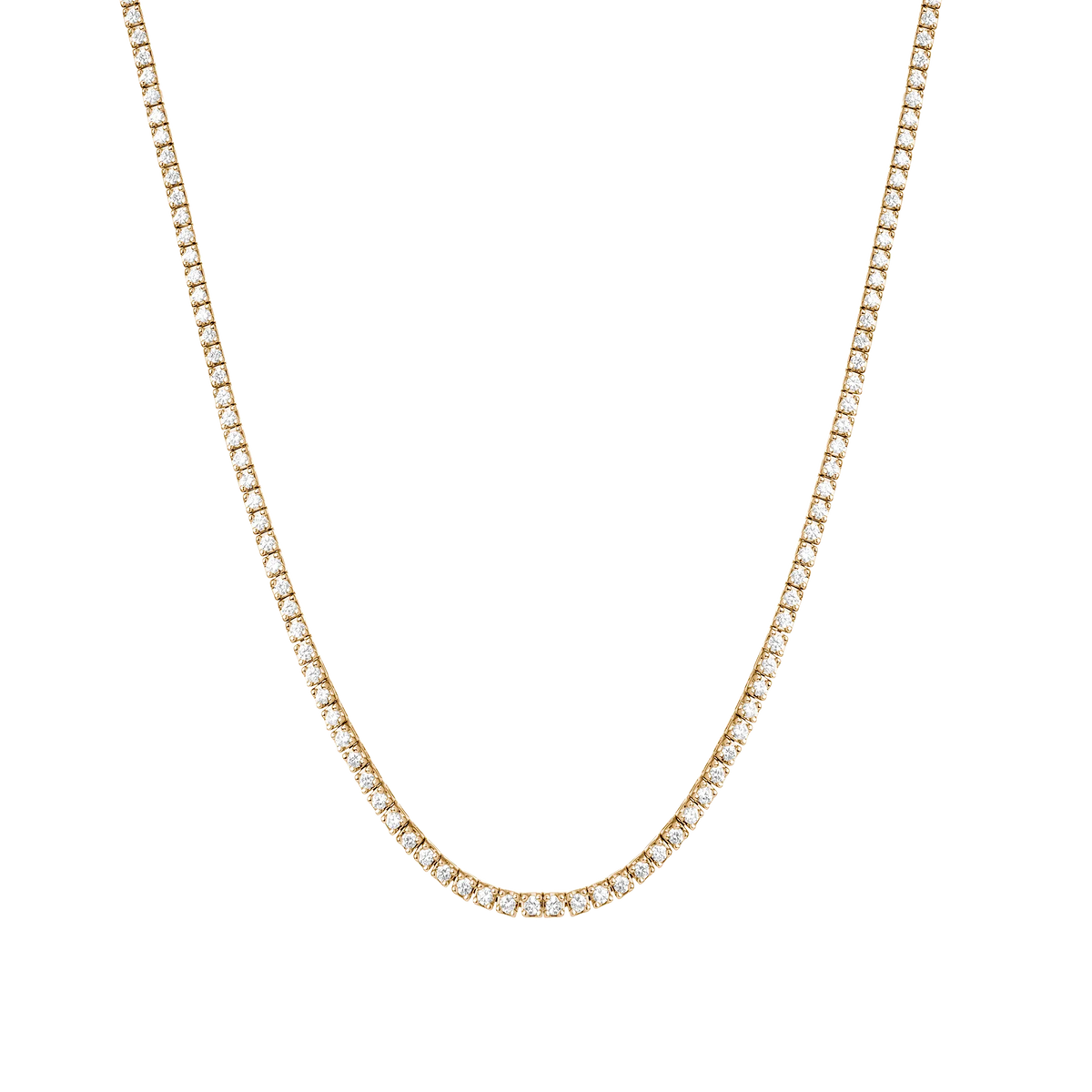 Classic Lab Grown Diamond Tennis Necklace