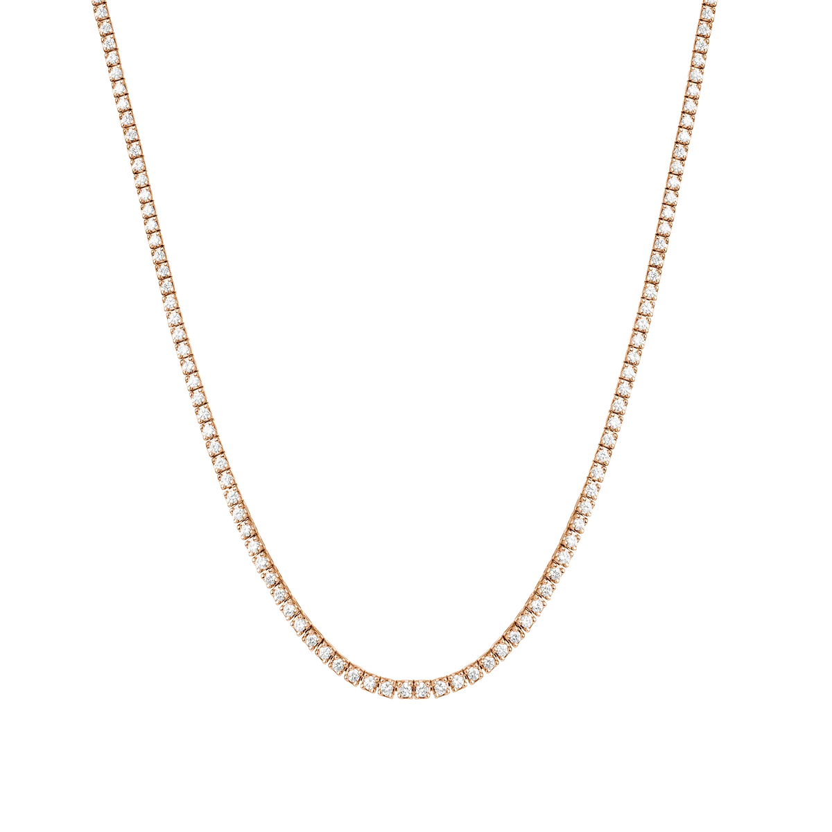 Classic Lab Grown Diamond Tennis Necklace