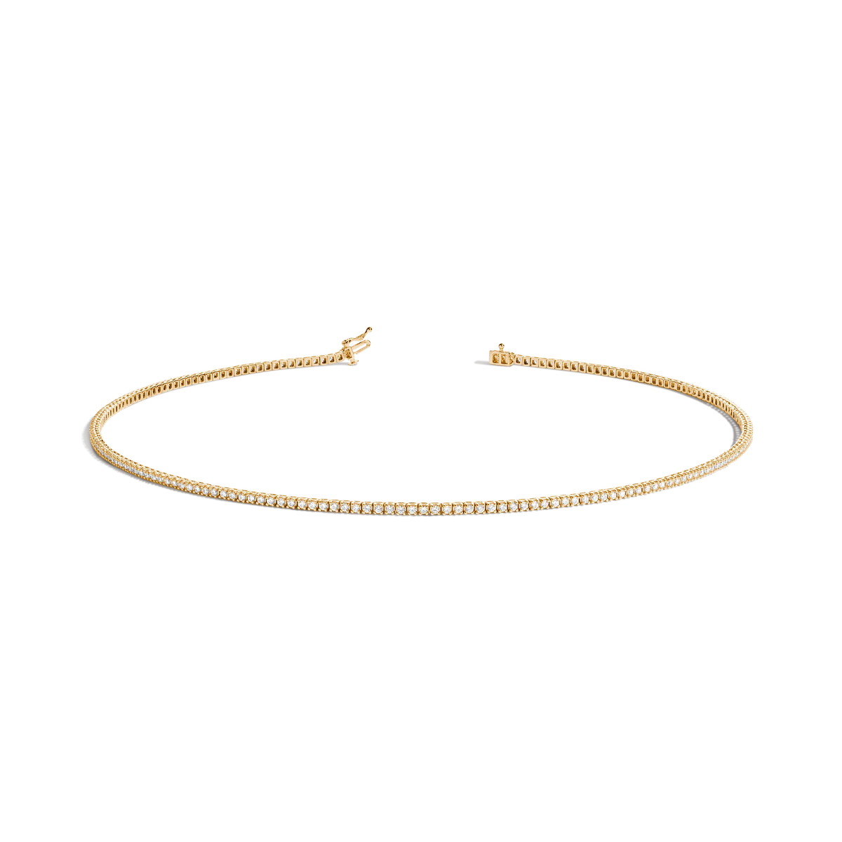 Classic Lab Grown Diamond Tennis Necklace