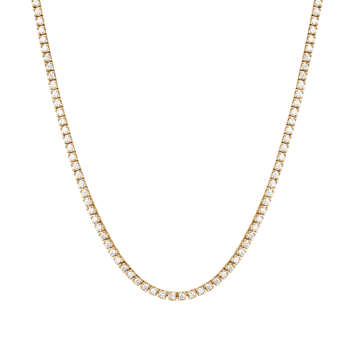 Classic Lab Grown Diamond Tennis Necklace