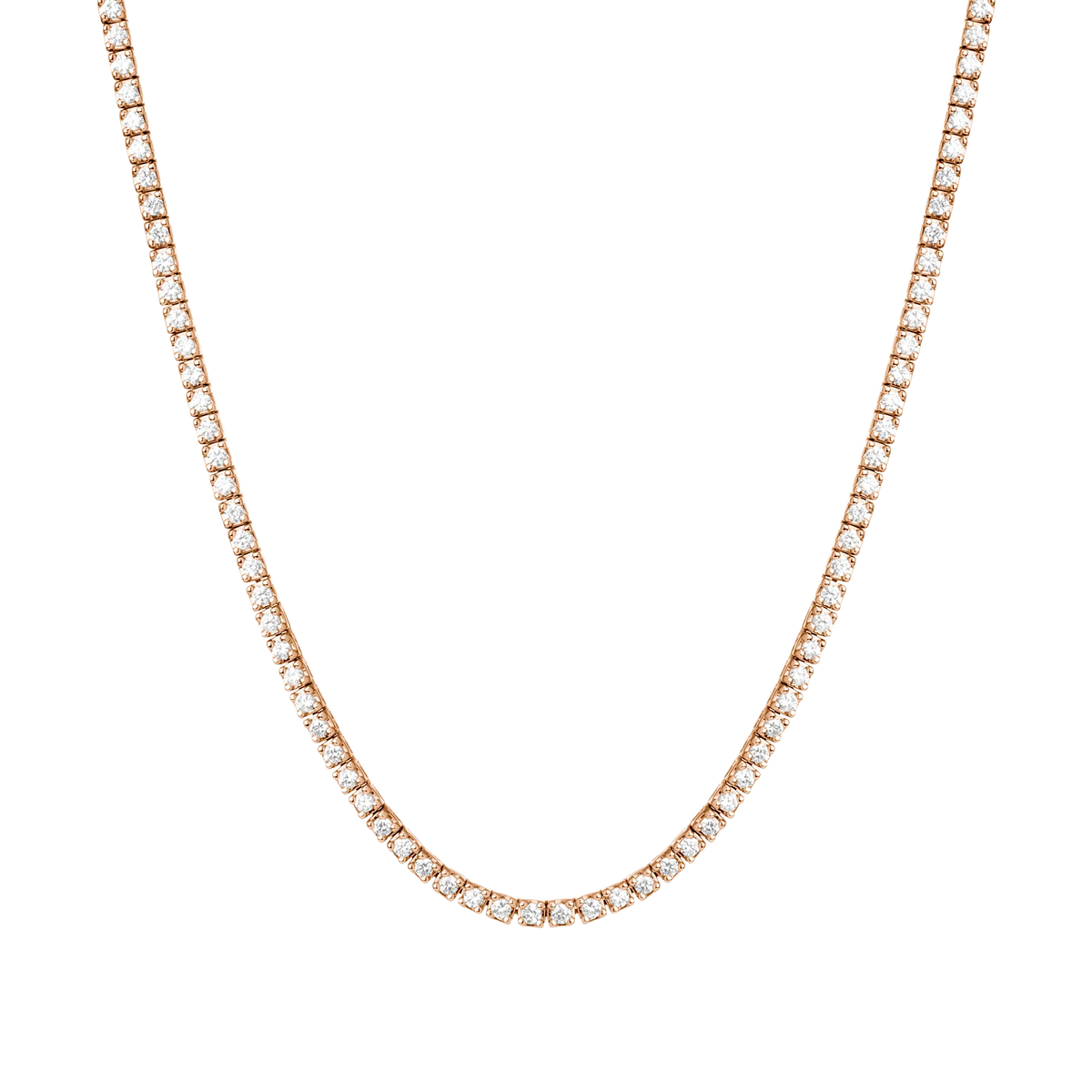 Classic Lab Grown Diamond Tennis Necklace