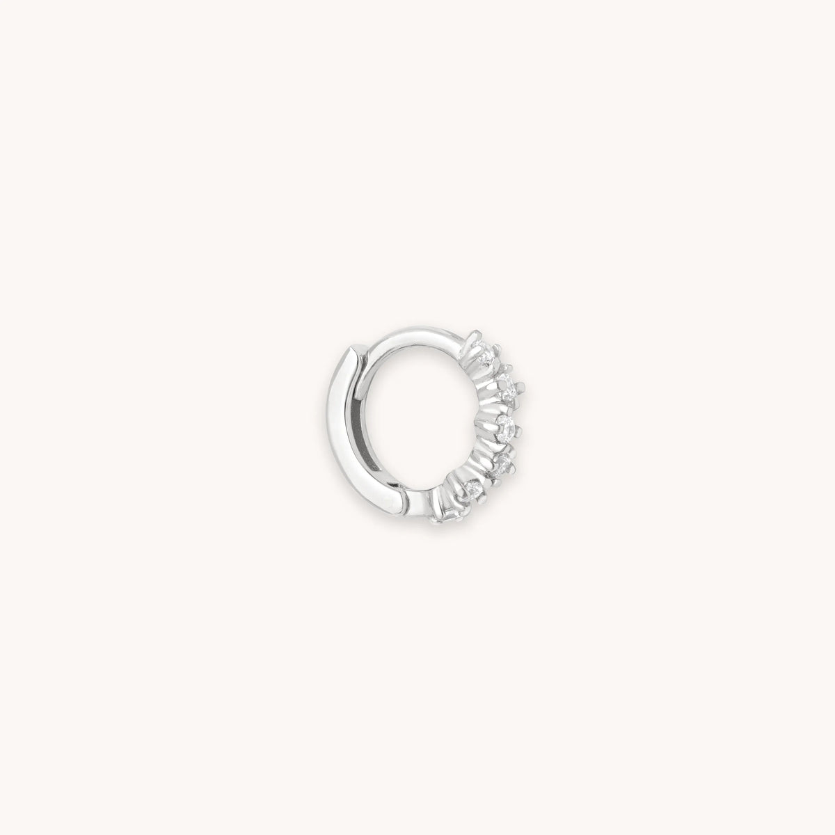 Cluster Hoop 0.3 in in Silver