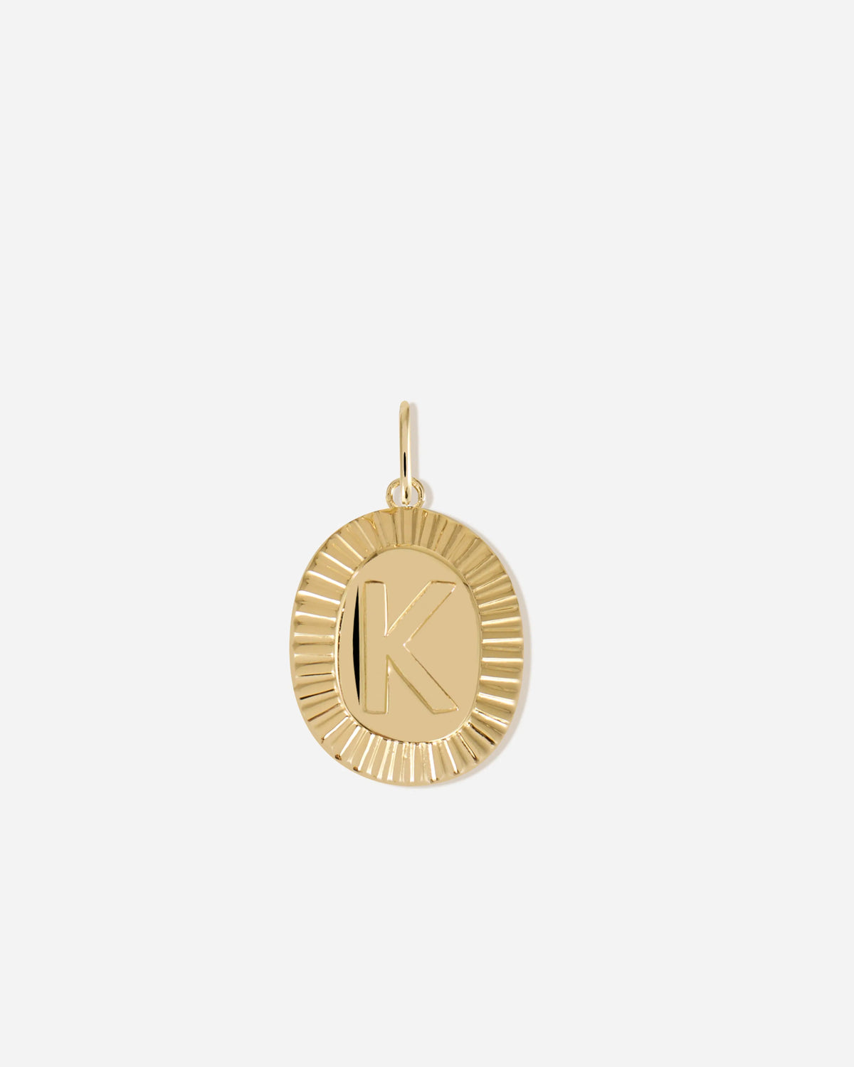 Coin Letter Charm